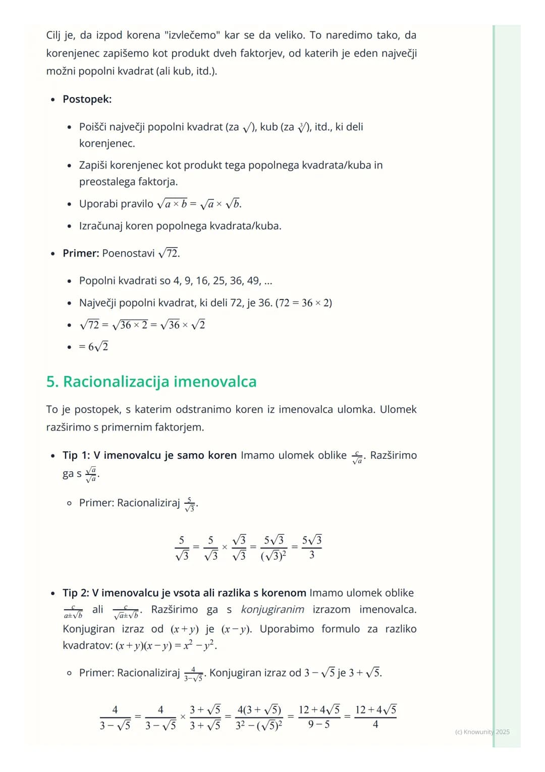 # Potence in koreni

Uvod v potence in korene

Potence in koreni so temeljni del algebre. Potenciranje je v bistvu krajši zapis
za večkratno