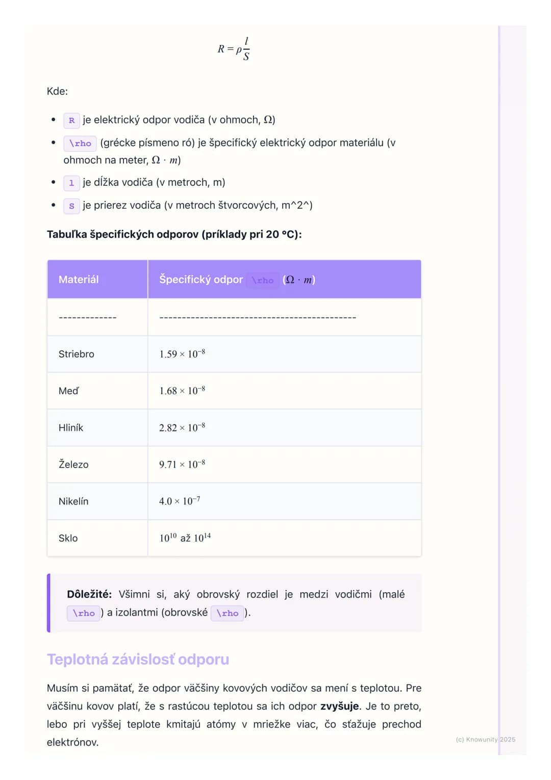 # Ohmov zákon a elektrický
odpor

1. Prehľad a úvod

Dnes sa pozrieme na Ohmov zákon a elektrický odpor, čo sú úplne základné
veci pre pocho