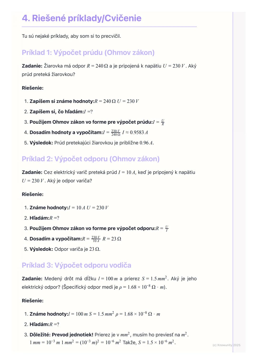 # Ohmov zákon a elektrický
odpor

1. Prehľad a úvod

Dnes sa pozrieme na Ohmov zákon a elektrický odpor, čo sú úplne základné
veci pre pocho
