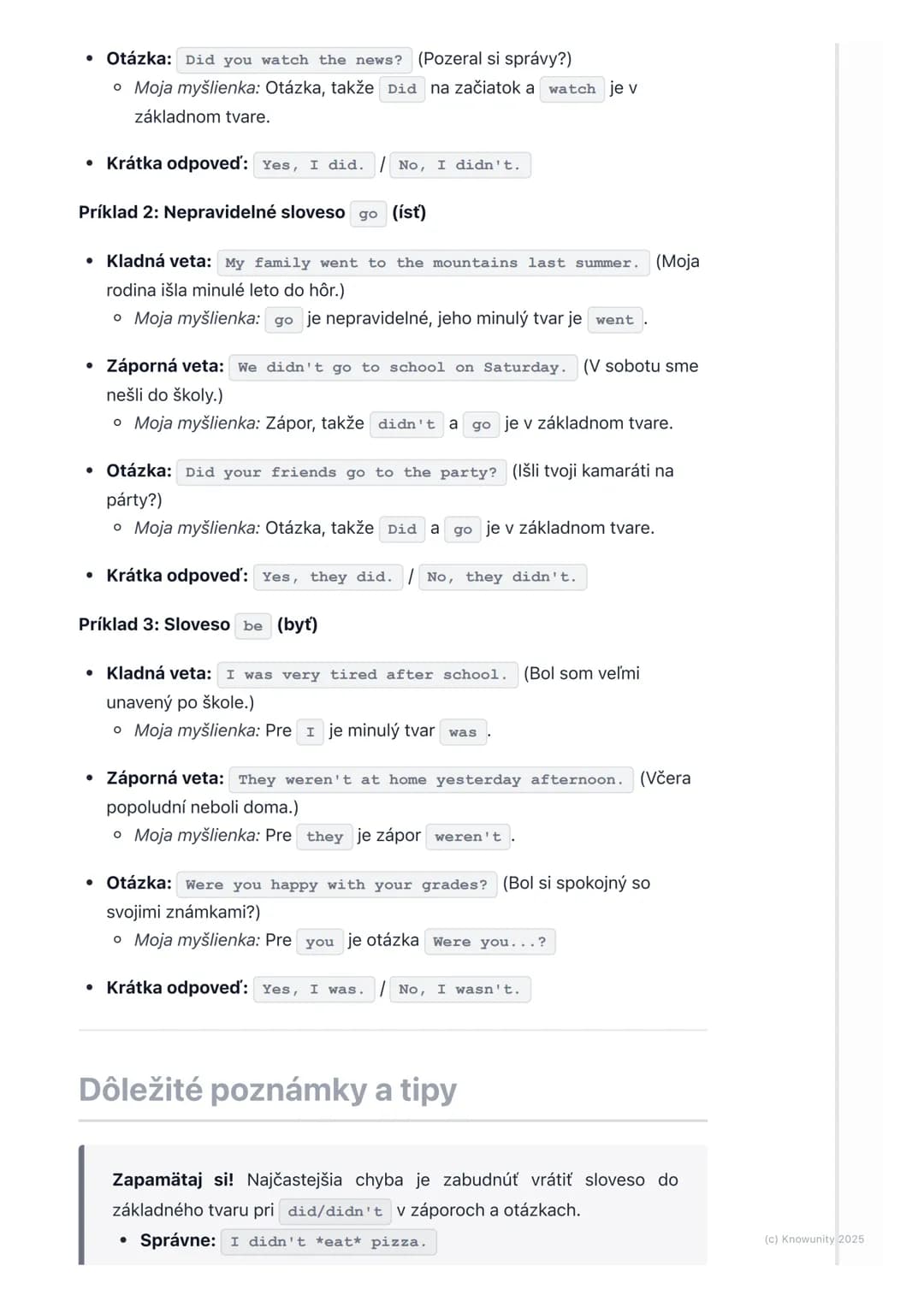 # Gramatika: Minulý jednoduchý
# čas (Past Simple)

Úvod do minulého jednoduchého času

Minulý jednoduchý čas (Past Simple) používame, keď h