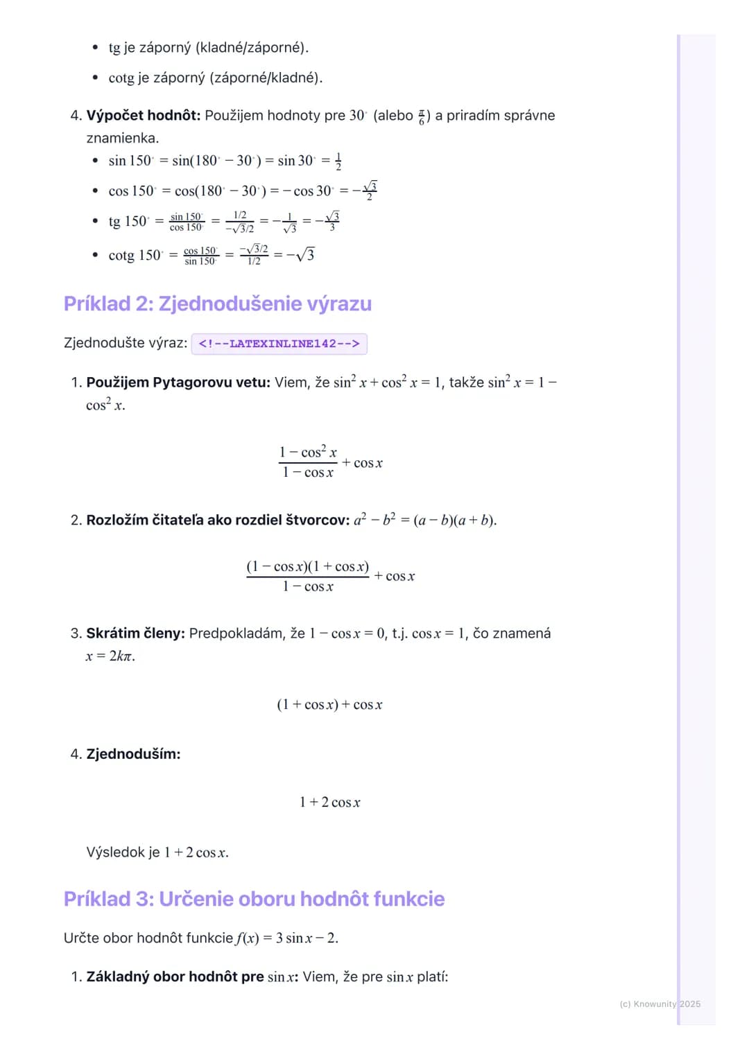 # Goniometrické funkcie

1. Prehľad a úvod

Goniometrické funkcie sú super dôležitá časť matematiky, ktorá sa zaoberá
vzťahmi medzi uhlami a