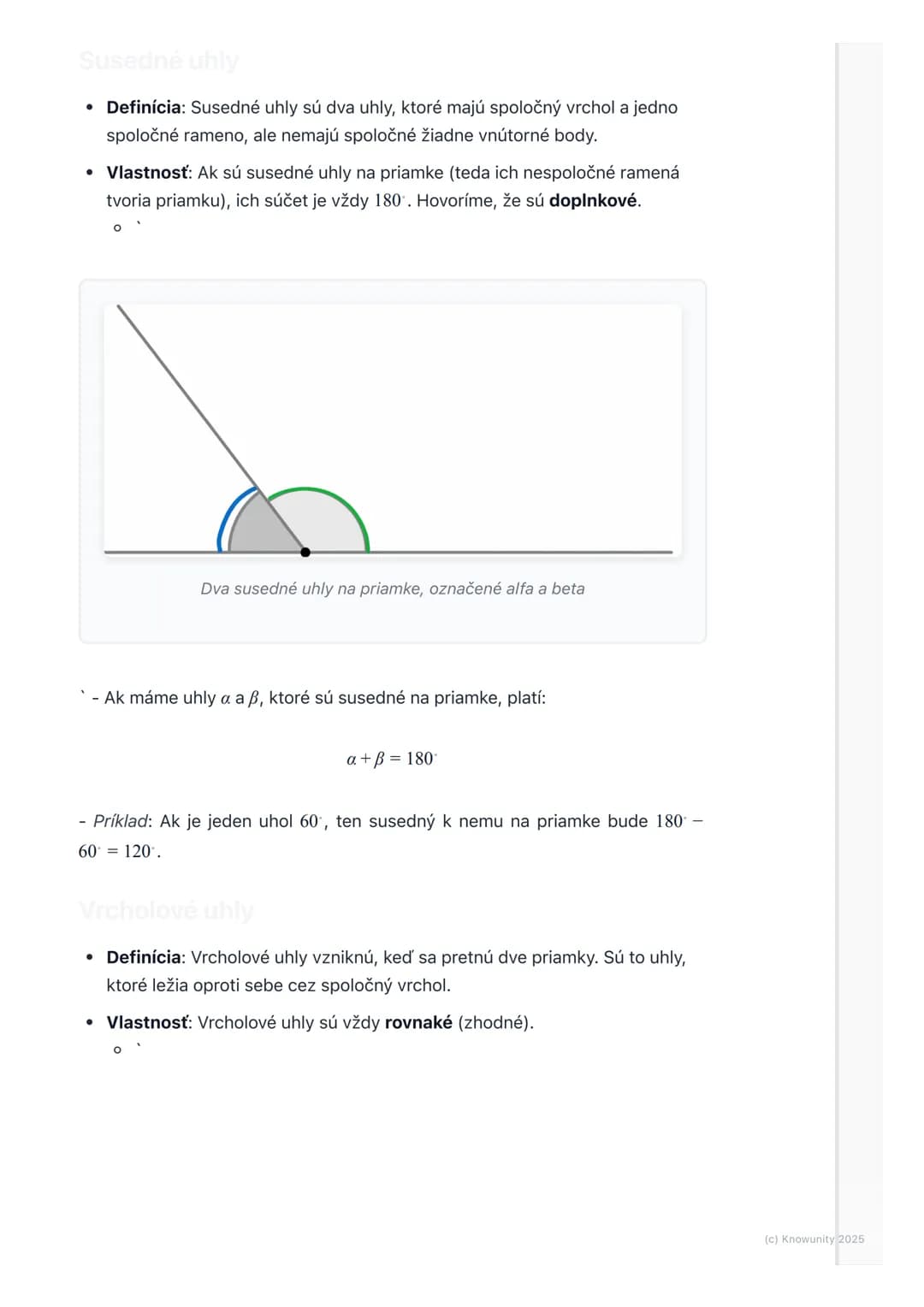# Uhly
1. Prehľad uhlov
Ahojte! Dnes si zopakujeme uhly, ktoré sú super dôležité v geometrii.
Stretávame sa s nimi všade - keď staviame do
