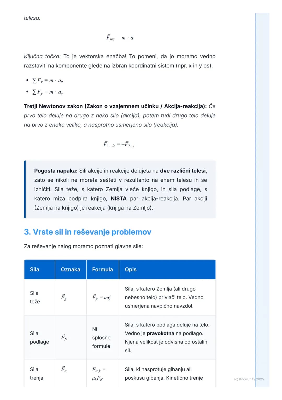 # Kinematika in dinamika točke
Uvodni pregled
Kinematika in dinamika točke sta osnova mehanike. Kinematika opisuje kako
se telesa gibljejo