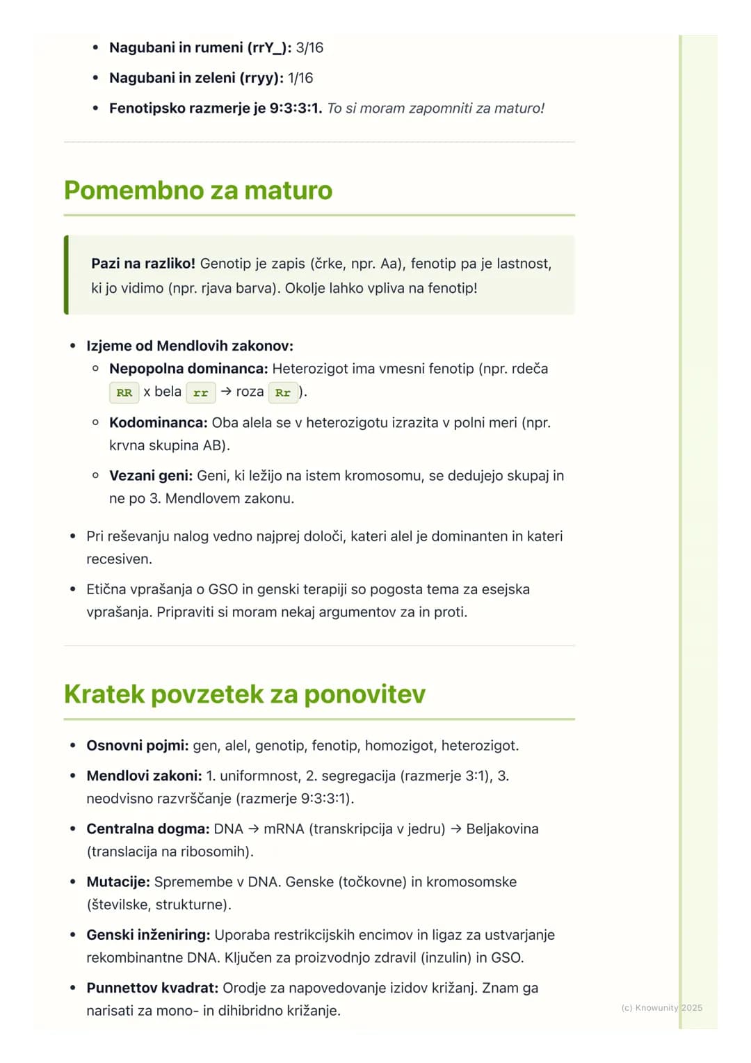 # Genetika in dedovanje
## Uvod v genetiko in dedovanje
Genetika je veda o dedovanju in spremenljivosti organizmov. Ukvarja se s tem,
kako