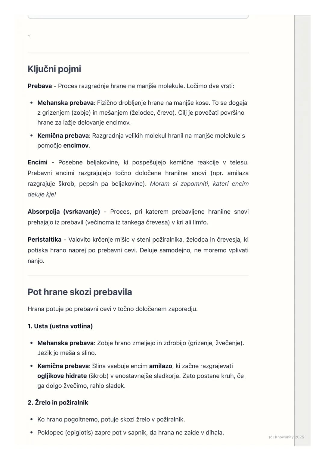 # Prebavni sistem
Uvod v prebavni sistem
Prebavni sistem ali prebavila so skupina organov, ki sodelujejo pri prebavi
hrane. Njihova glavna