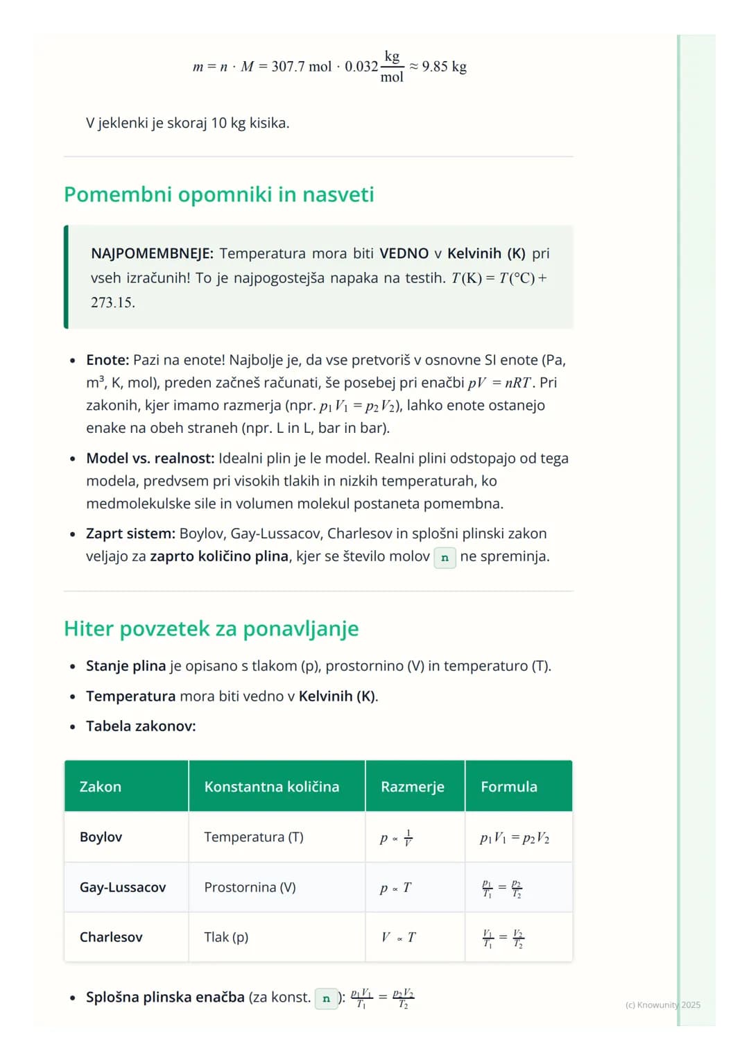 # Plinski zakoni
Uvod v plinske zakone
Plinski zakoni opisujejo obnašanje plinov. Povezujejo tri ključne količine, ki
opisujejo stanje pli
