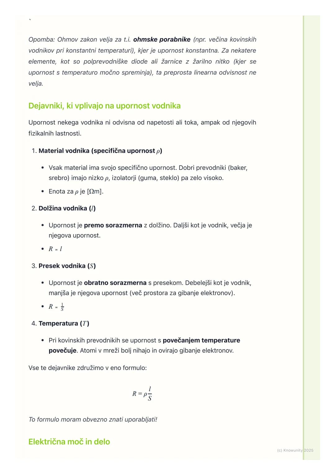 # Električni tok in upornost
Uvod v električni tok
Električni tok je usmerjeno gibanje nosilcev naboja. V kovinskih vodnikih so to
prosti