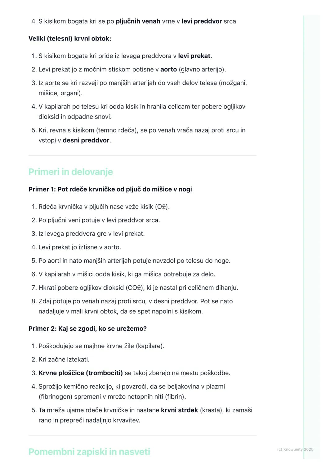 # Krvni obtok
Uvod v krvni obtok
Krvni obtok je transportni sistem našega telesa. Predstavljam si ga kot mrežo
cest (krvne žile), po kater